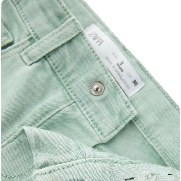 ZARA Kids | Mint | REGULAR FIT JEANS - Picture 4 of 8